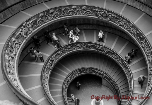 Vatican museum steps